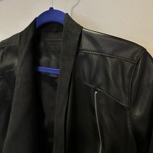 BLANK NYC Cropped Leather Jacket